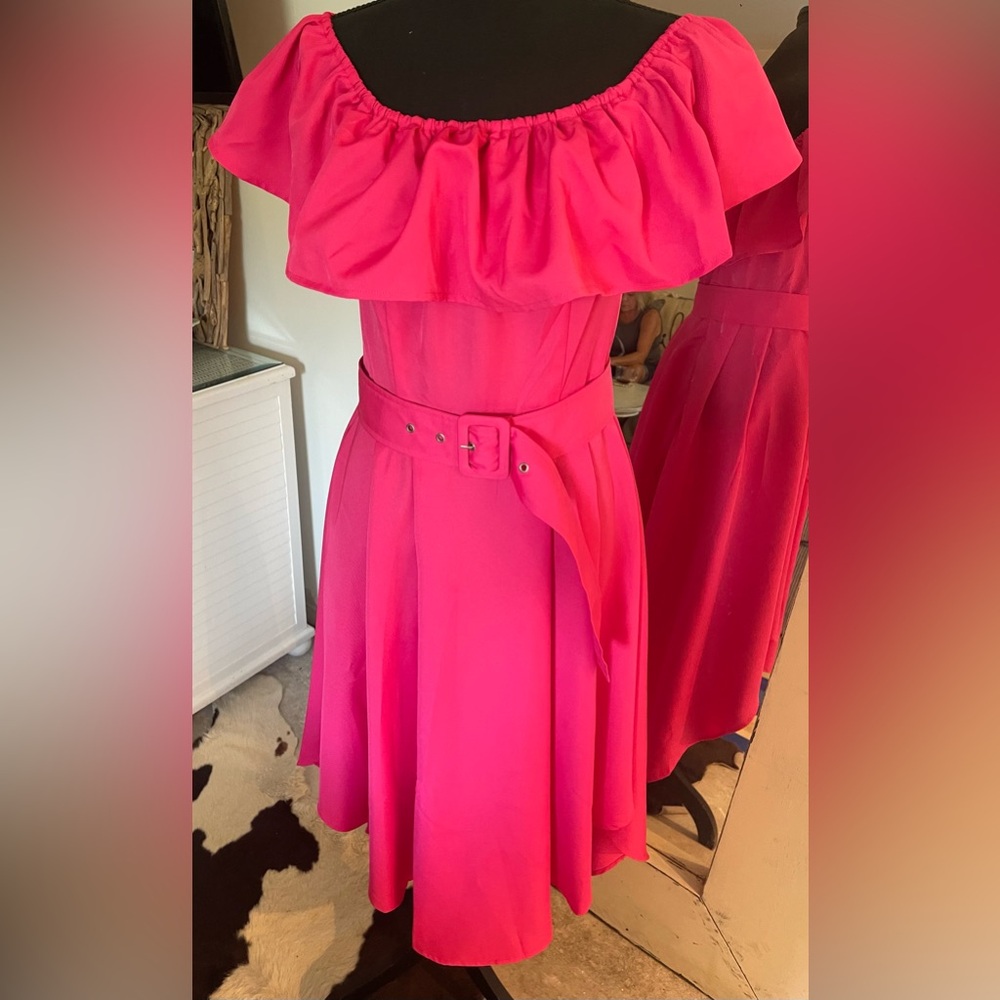 Flying Tomato Belted  Pink Dress
